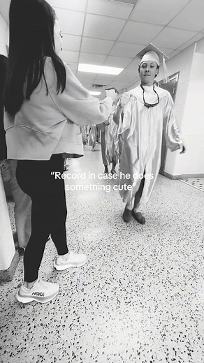 Was expecting more of a hug but yk 😃 #fypage #fistbump #senior | senior