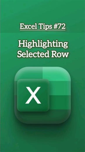 Highlight Selected Rows in Excel | Easy Trick |