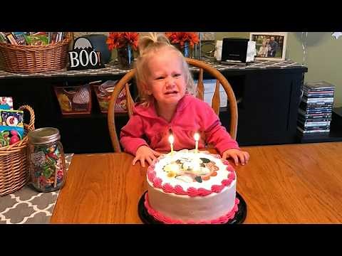 Baby Crying Because of blowing candles FAILS - Funny Baby Videos | Gods Laugh