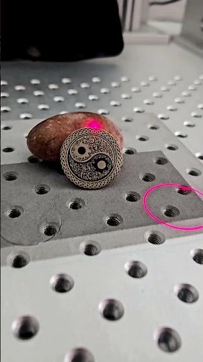 Custom Coin Engraving with 30W Fiber Laser 🔥