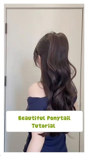 Beautiful ponytail tutorial 🤡