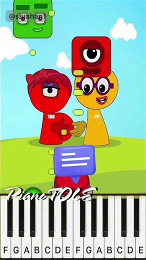 Sprunki OC Numberblocks play randomizer | Piano Tutorial