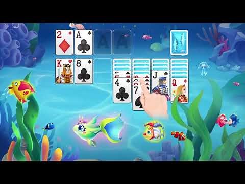 Play Classic Solitaire Card Game With Cute Fish! 🐟