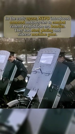 The First Bulletproof Police Motorcycles