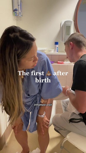 Before any toxic messages roll through, yes i am fully capable of doing this on my own.. but my husband asked if he can help bc he knows i hate the feeling of being dirty and choose not to wipe due to my tears, inflammation, and comfortability. Why share this? Bc this is the reality of birth, not just the newborn snuggles. The first visit to the loo can be terrifying. You dont have the adrenaline of pushing out a baby so it can be painful. It can also feel like you’re doing this alone and experi