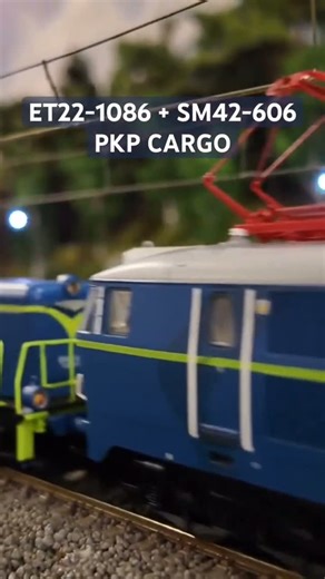 H0 DCC Jakub on Instagram: "ET22 & SM42 PKP Cargo Duo 🚂⚡ | Model Train Action H0 | Powerful PKP Cargo locomotive duo in action! 🚂💪 The legendary ET22 “Bull” runs with raised pantograph, joined by SM42-606, hauling Res freight wagons on the WAJCHA H0 layout. 👉 🎬 Full video on YouTube: https://youtu.be/wUcydHFk1NE?si=zQm7vhC6s8LMXhmM 👉 🔗 LINK IN BIO ⬅️ Love model trains, freight action & European railways? Follow for more! 👀🔥 #modeltrain #modelrailway #H0scale #PKPCargo #ET22 #SM42 #locom