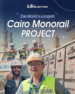 LS ELECTRIC Powers the World’s Longest Monorail! LS ELECTRIC is the driving innovation in Egypt’s 100km Cairo Monorail Project, connecting key satellite cities, and as an EPC turnkey project, it involves complex integrations of design, procurement, construction & commissioning. 🚄 NCC Line: 56.6km | 22 stations 🚄 6OCT Line: 43.8km | 13 stations LS ELECTRIC is shaping smart, sustainable infrastructure for the future! #LSELECTRIC #CairoMonorail | LS ELECTRIC
