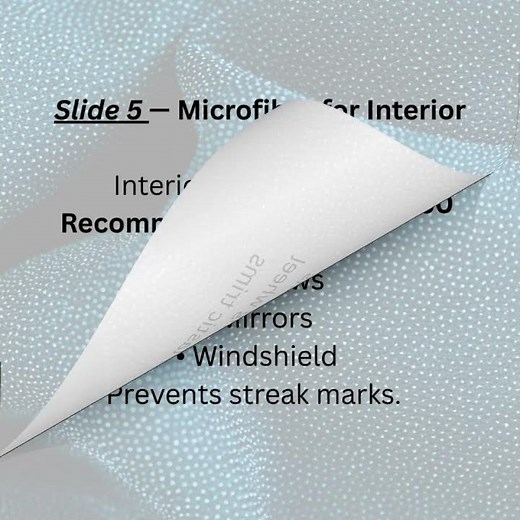 Microfibre Cloth Guide