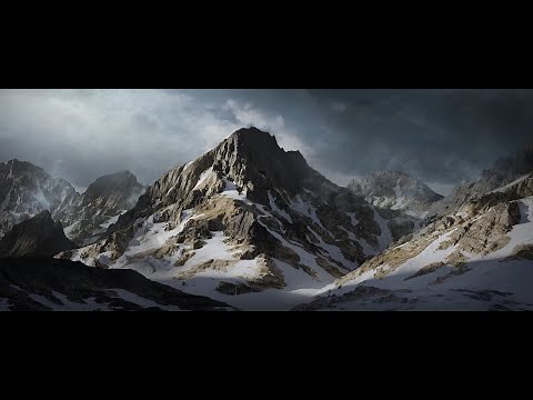 Hyper Realistic Snow Mountain in Blender