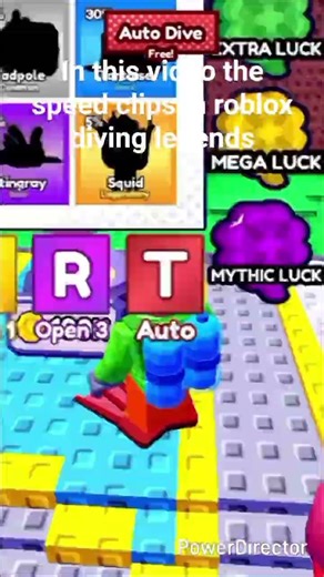 Roblox Diving Legends Speed Clips!..