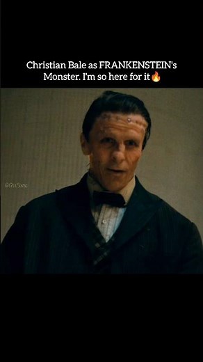Christian Bale as Frankenstein's monster 💀 The BRIDE🔥#thebride
