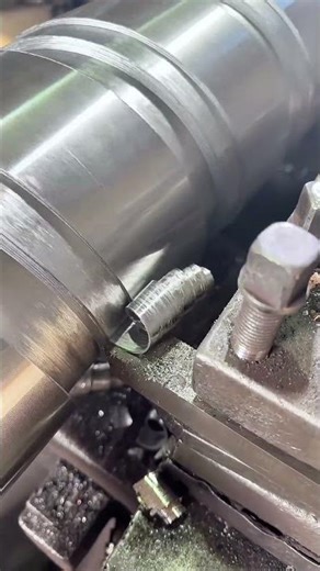 Cutting Steel Like Butter on A Lathe