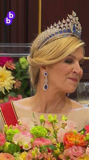 Juwelen van Máxima en Amalia schitteren bij staatsbanket Duitsland 💎👑