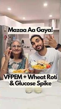 Roti ka glucose spike kam kaise karen?#BloodSugar #GlucoseHacks #FiberFirst #EatSmart #SugarControl