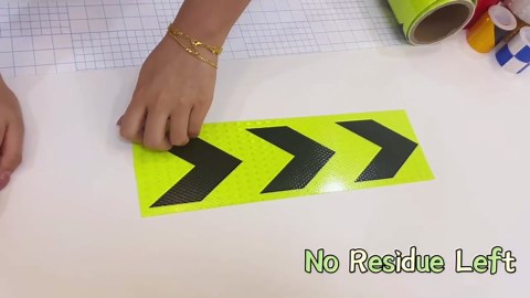 PATIKIL Reflective Tape, 4 Inch x 10 FT Waterproof High Visibility Self-Adhesive Warning Safety Tape Outdoor Reflector Stickers for Cars Trucks Trailers, Black Yellow