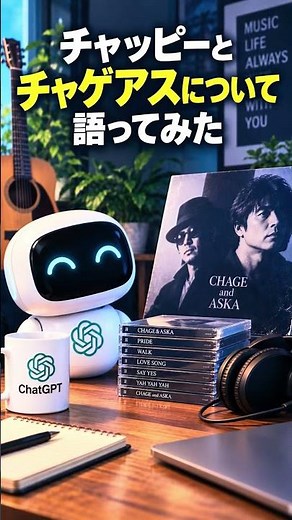 AI チャッピー(Chat GPT)と「チャゲアス」について語ってみた。ら… #aska #chage #チャゲアス #チャッピー #話してみた #語ってみた #shorts