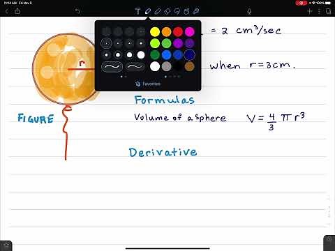 Related Rates. Inflating a Spherical Balloon