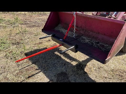 The Titan Hay Spear Bucket Attchment