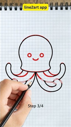 How to Draw Octopus Step by Step