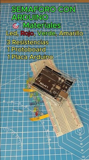 🚦 Semáforo con Arduino Proyecto fácil y divertido 🔴🟡 #arduino #arduinoproject #electronic #diy #how