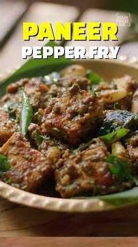 PANEER PEPPER FRY | Quick & Easy Starter Recipe | पनीर काली मिर्च मसाला | Chef Sanjyot Keer