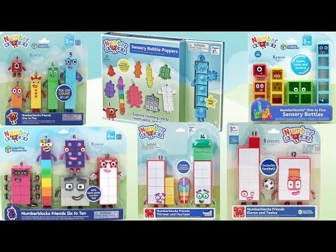 Numberblocks – 08:54 Minutes Compilation Unboxing Numberblocks Friends 1 to 14 Figure Set!