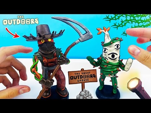 Making DOORS: THE GREAT OUTDOORS - Groundskeeper & Eyestalk with Clay