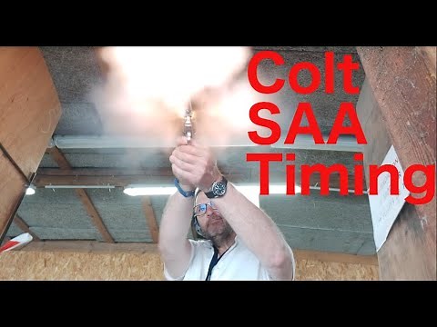 Timing my Colt Single Action Army.