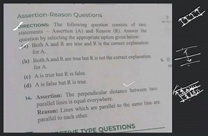 Assertion-Reason Questions DIRECTIONS: The following question c... | Filo