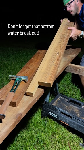 Do you make that bottom cut? Thank you for the old growth 2x6 western red cedar Grandpa! Going to good use and will look beautiful. #windowsill #cedar #oldgrowth #newwindows #woodworker #woodworking #carpenter #homeowner #handyman | TOOLS by Design