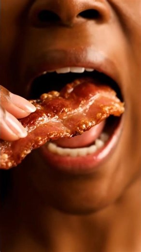 “Satisfying ASMR: Crunchy Bacon Bites in Slow-Motion” #ASMR #BaconASMR #Crunchy