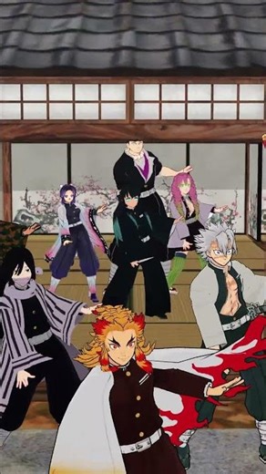 All Hashira - Chula Dance - MMD #demonslayer