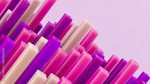 This motion graphics template uses futuristic 3D elements to reveal your logo or headline.