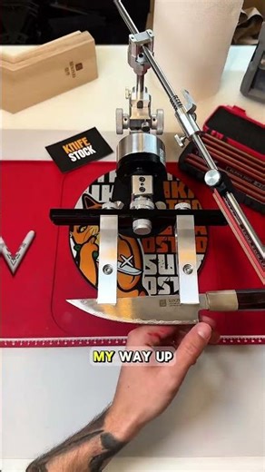 Sharpening 66 HRC ZDP-189 🔥 Sharpness Test with Fixed Angle System 💀