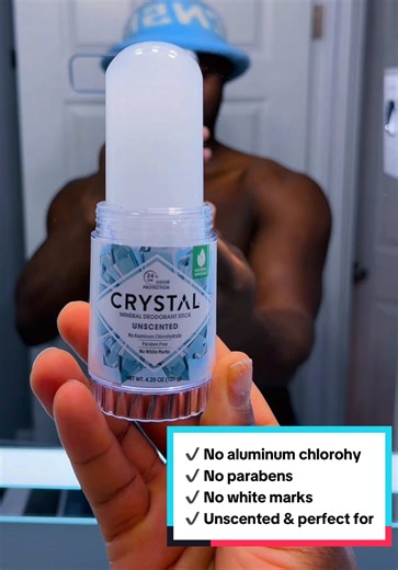 Looking for a natural deodorant that actually works? 💎 This Crystal Mineral Deodorant Stick gives up to 24-hour odor protection while staying gentle on your skin. ✔️ No aluminum chlorohydrate ✔️ No parabens ✔️ No white marks ✔️ Unscented & perfect for sensitive skin ✔️ Long-lasting mineral protection Just wet the crystal and apply for a fresh, clean feeling all day. #tiktokshopfinds #naturaldeodorant #healthylifestyle #tiktokmademebuyit #selfcare