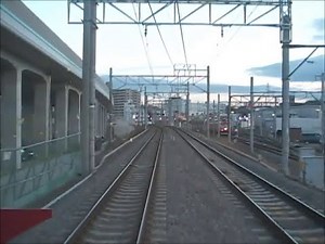名鉄7500系前面展望 名古屋本線本線鳴海(仮線)→前後