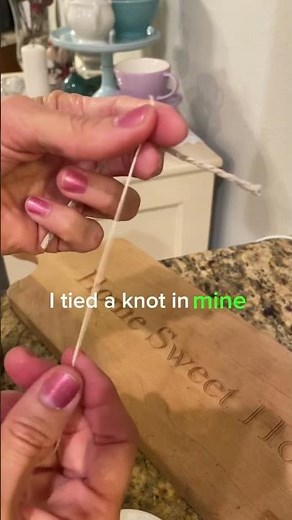 Fix a Candle Wick that Won’t Light or🔥 Burn #howto