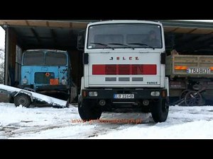 Jelcz 620 - ciągnik siodłowy - parkowanie w Muzeum