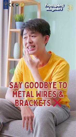 Metal Braces vs Clear Aligners | Why Transpera Aligners #clearaligners #alignertreatment