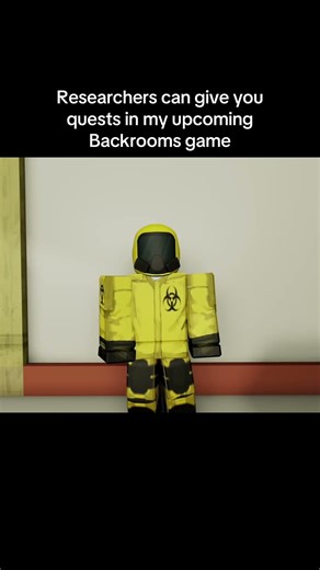Researchers give quests in this backrooms game #roblox #backrooms