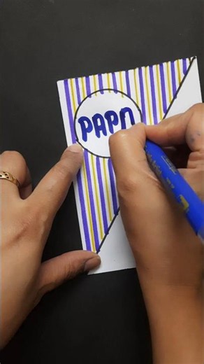 Easy card for Father's Day #shorts #fathersday #diy #trending #craft