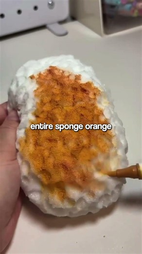 🍊✨ DIY Orange Squishy! Make Your Own Satisfying Sponge Fidget! 😍