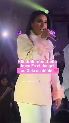 Imen Es au Soirée de défilé 🫰🏻 avec Jungeli sur « petit génie » #live #soiree