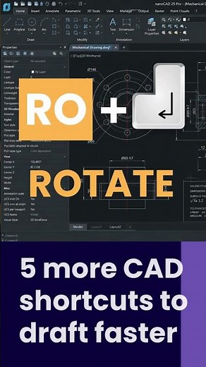 5 more must-know CAD shortcuts for faster drafting |nanoCAD