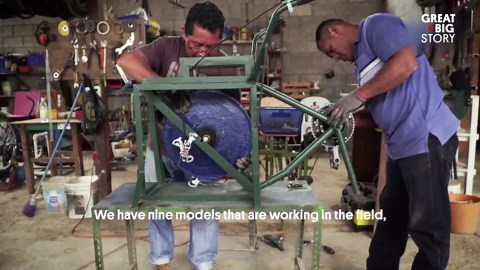 Transforming lives with pedal-powered machines in Guatemala