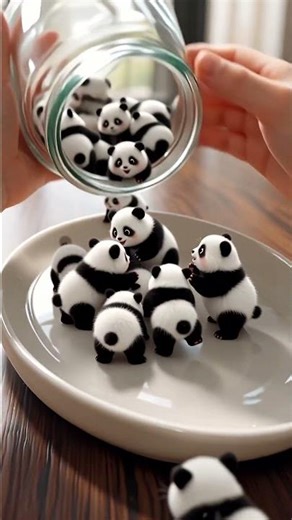 Too Cute to Be Real 🐼 Mini Pandas ASMR