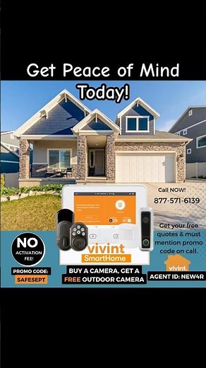 Vivint: Secure Your Home & Save Big - Ends 9/30/25!🏡#financialfreedom