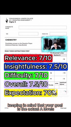 A Level Prelim Paper Review: Tackling YIJC Challenges