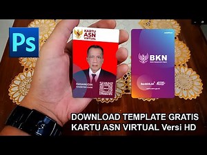 GRATIS KARTU ASN VIRTUAL | HD TEMPLATE