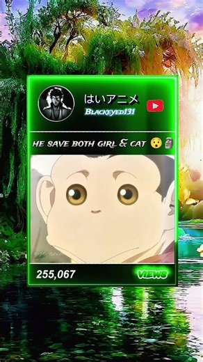 a half monkey human save both girl & cat🥰👿#AMV New short video..